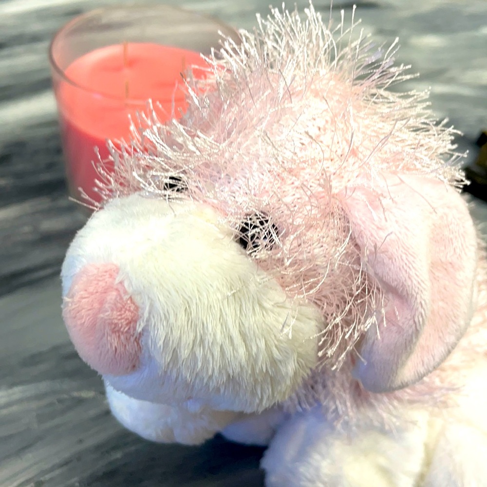 Webkinz Pink and White Dog